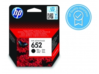 HP No.652 Atramentová kazeta Black (F6V25A)